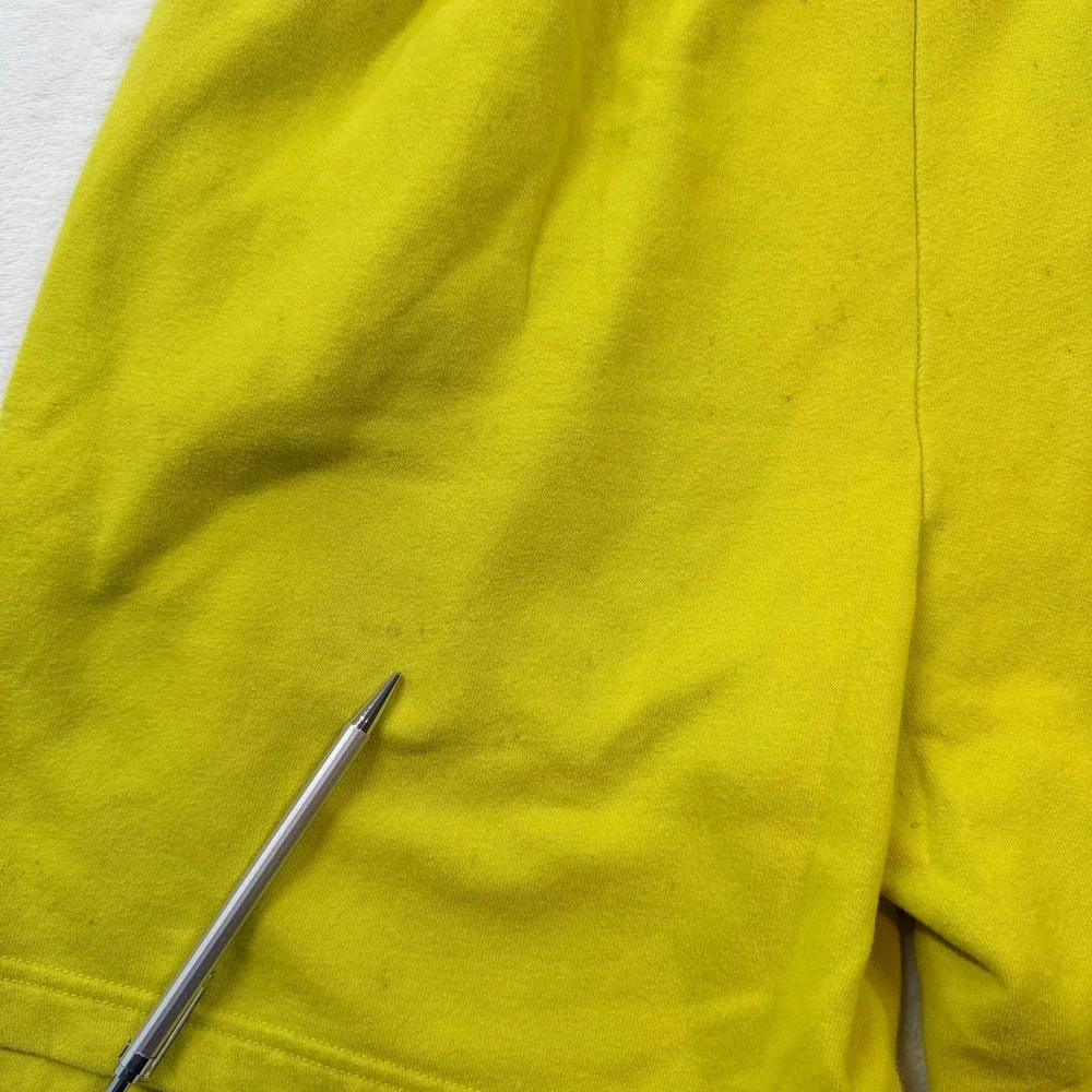 The North Face‎ Fleece Shorts Mens Medium Yellow Good SP21 A4AAG